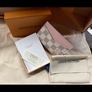 Louis Vuitton Daily Card Holder in DA Rose Ballerine #2